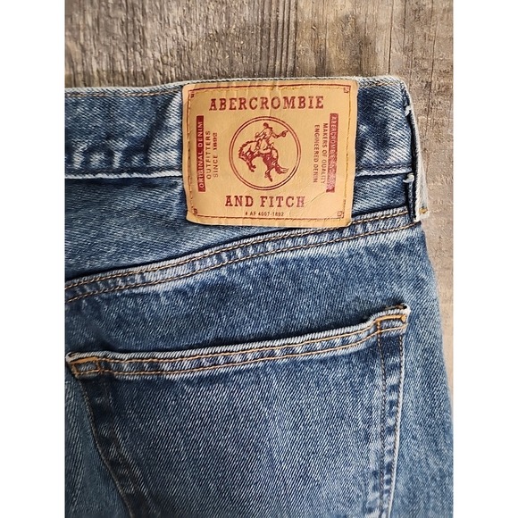 Abercrombie & Fitch Med Wash Women's Jeans 6R W30 L33 Bootcut - Picture 8 of 8